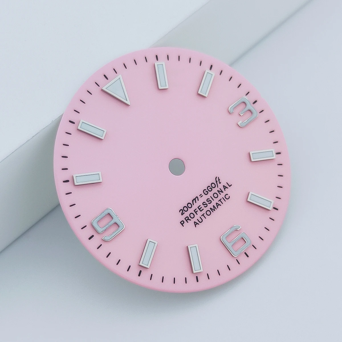 CORGEUT 28.6mm Pink watch dial luminous fit NH35 NH36 ETA2824 2836 Miyota8215 DG2813 3804 movement