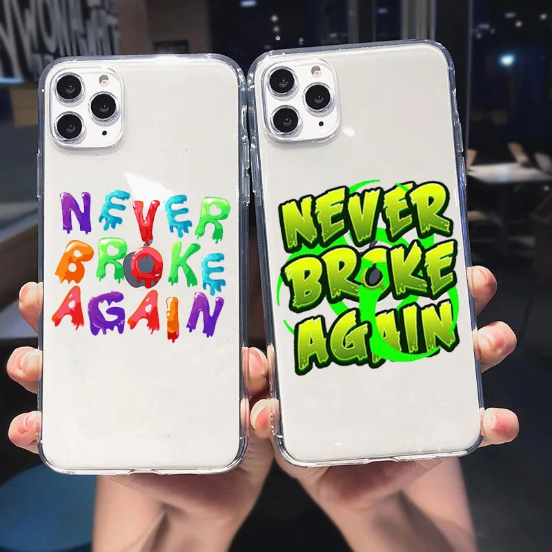 Rapper Youngboy Never Broke Again Clear Phone Case for iPhone 11 12 13 Pro Max Mini SE Fundas X XR 7 8 Plus Transparent Covers