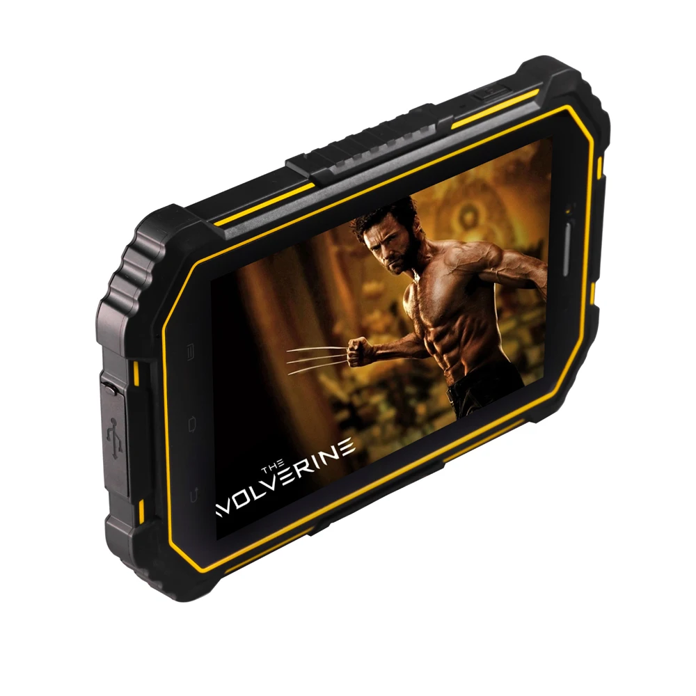 

7inch Ip68 Waterproof Dustproof Android System Supports Tf Cards with Front Rear Camera Gps Positioning Rugged Tablet