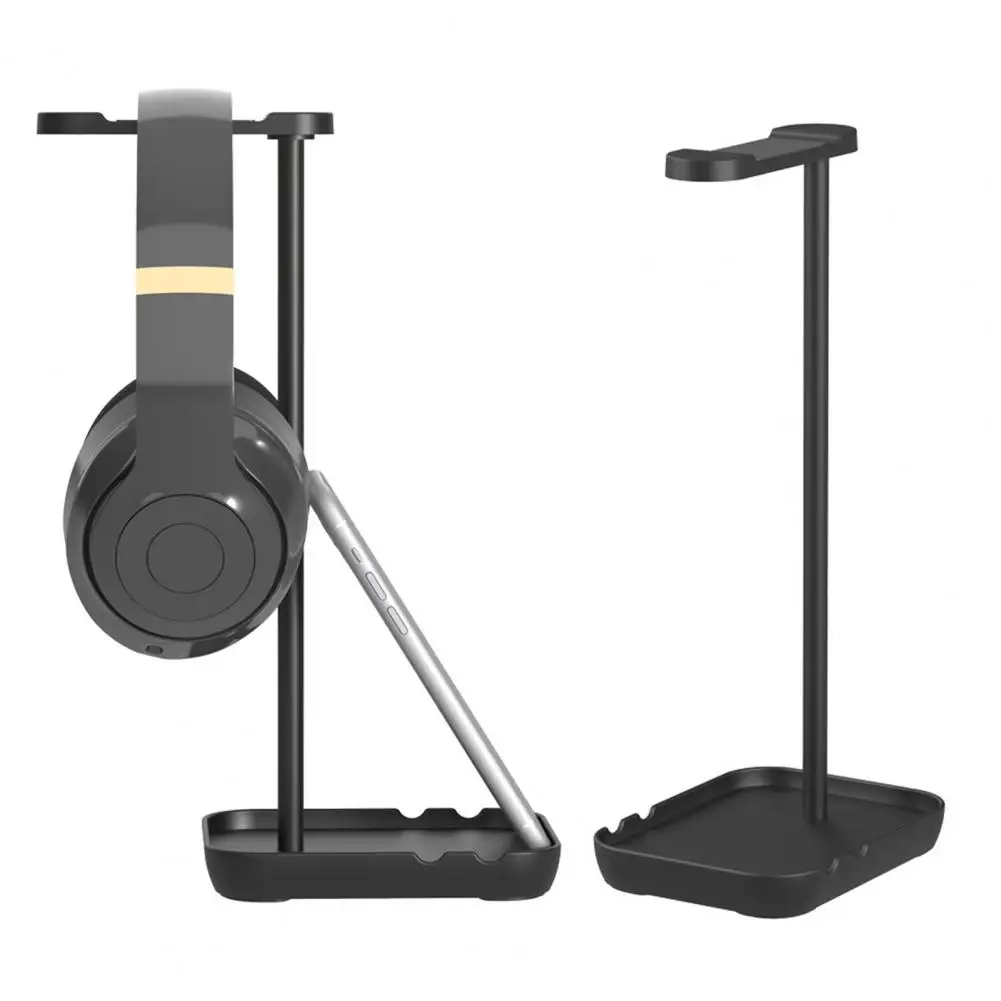 Headphone Rack Stable Base Headphone Stand with 180-degree Rotatable Holder for Desktop Headset Non-slip Design for Organizing