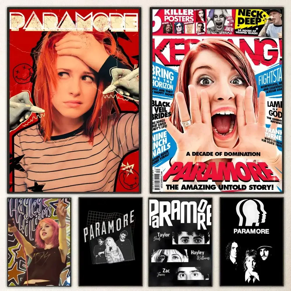 P-Paramore Fueled by Ramen-S Poster High-definition  poster stickers, suitable for bedroom, living room, home decoration