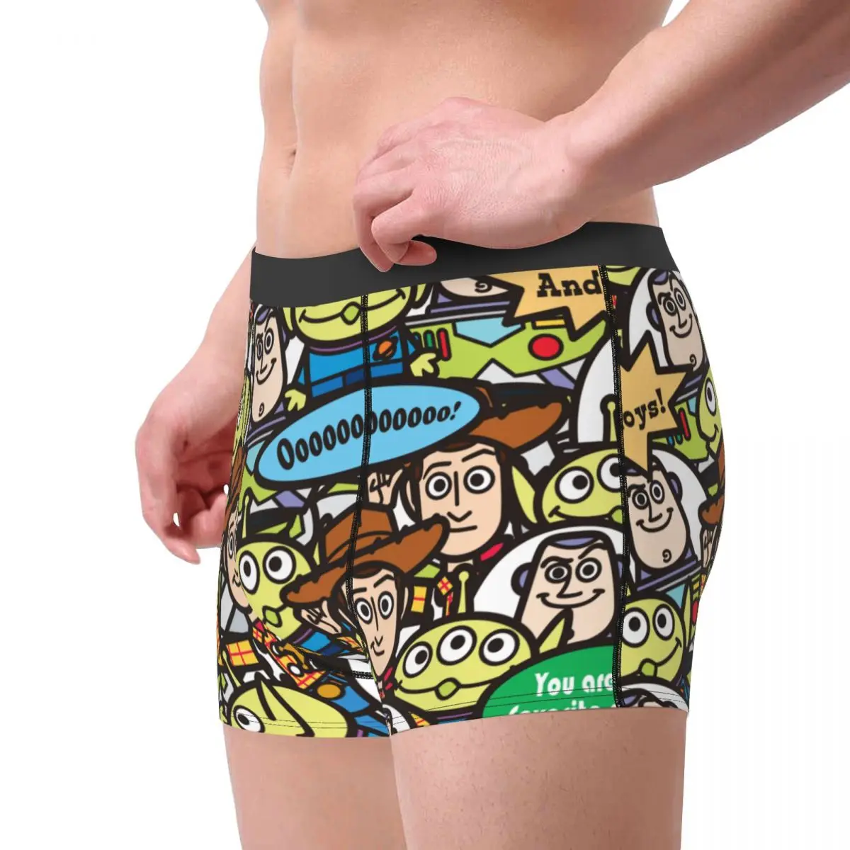 Sexy Boxer Toy Story Cute Toy Shorts Panties Men Underwear Breathable Underpants for Homme