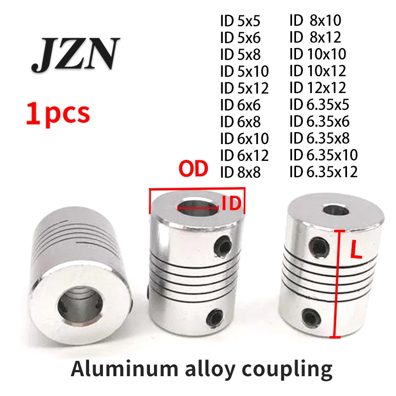 1Pcs D25L25 Aluminu…