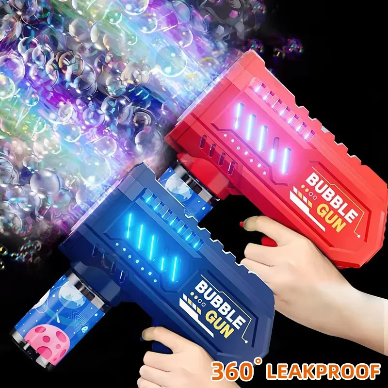 

Rocket Bubble Gun Automatic Machine 2026 New Fully Automatic Blower with Bubble Liquid Kids Beach Outdoor Best Gift