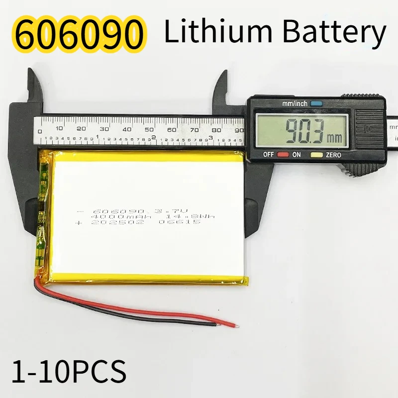 3,7V 606090 Polymer-Lithium-Batterie 4000mAh Große Kapazität Tablet-Computer Mobile Powerbank Versorgung DIY Wiederaufladbare Batterien
