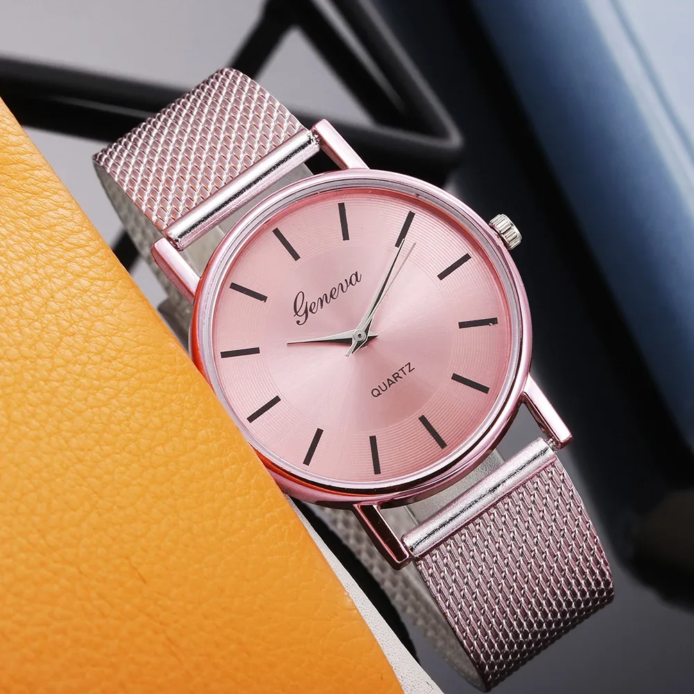 Luxury Women Watches Fashion Mesh Belt Watch for Ladies Elegant Bracelet Waterproof Quartz Wristwatch Top Clock Lover Watch