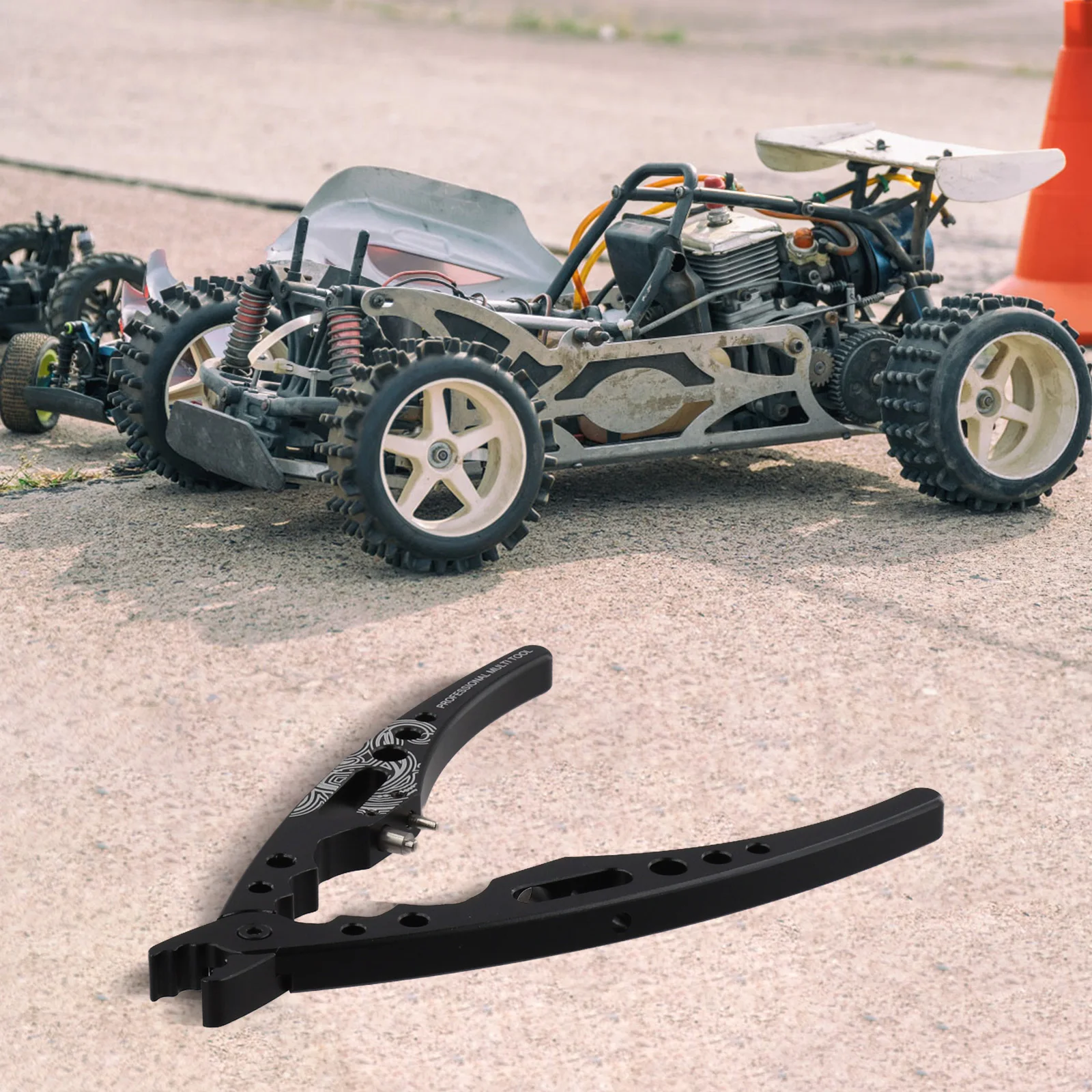 أدوات نموذج الطائرة أداة تفكيك النموذج 155 مللي متر حجم اللون الأسود تصميم مريح سبائك الألومنيوم عالية الجودة 155 مللي متر #3