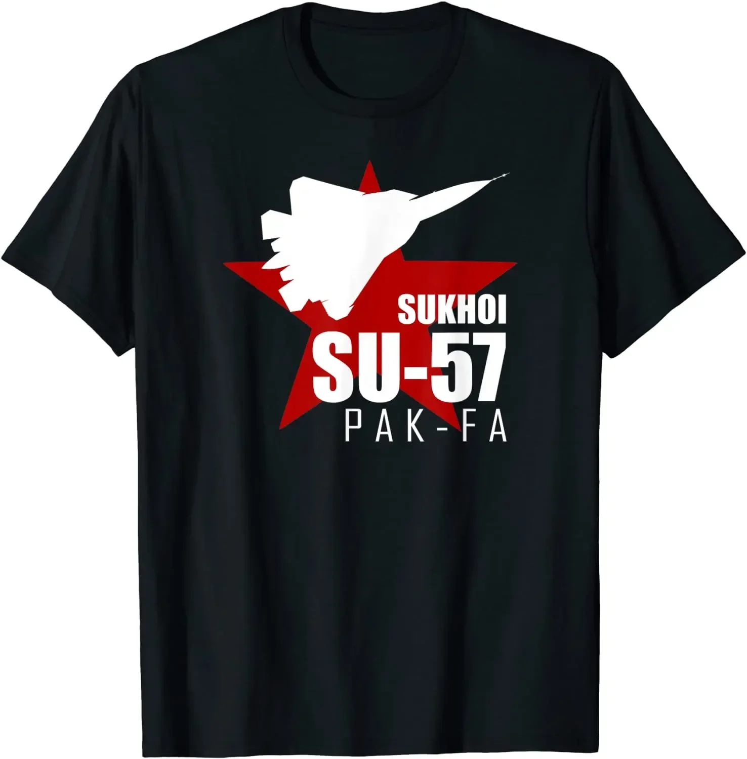 Russian Fighter Tee - SU-57 PAK FA Summer Cotton O-neck T-shirt