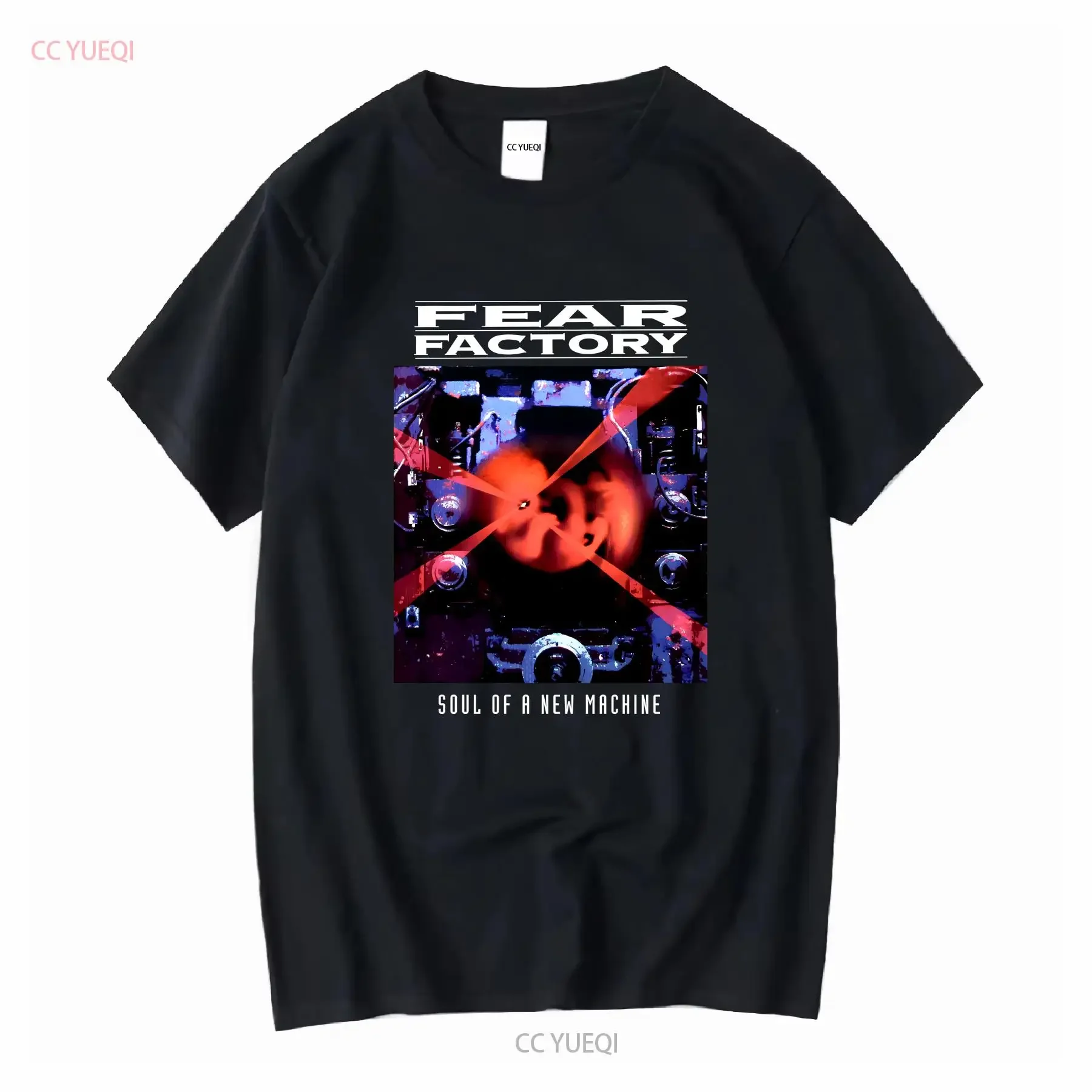 Fear Factory Rare 1992 Vintage Band Tour t-shirt taille XL vintage lavé doux polyvalent streetwear confortable décontracté