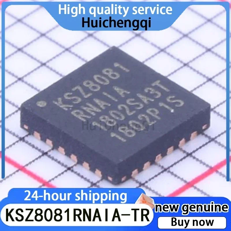 2PCS KSZ8081RNAIA-TR KSZ8081RNAIA QFN-24 Ethernet Physical Layer Transceiver Chip