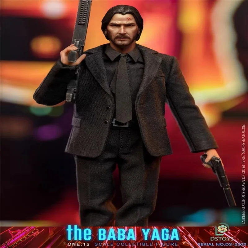 DSTOYS-figura de acción de soldado Keanu Reeves, DS-2302 1/12, juego completo de tallado de doble cabeza, 6 pulgadas, juguete en Stock