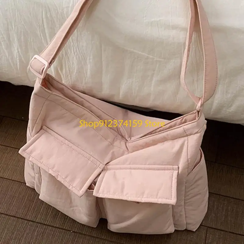 

G5AE Reusable Square Shoulder Bag Compact Yet Roomy Crossbody Bag For Daily Essential