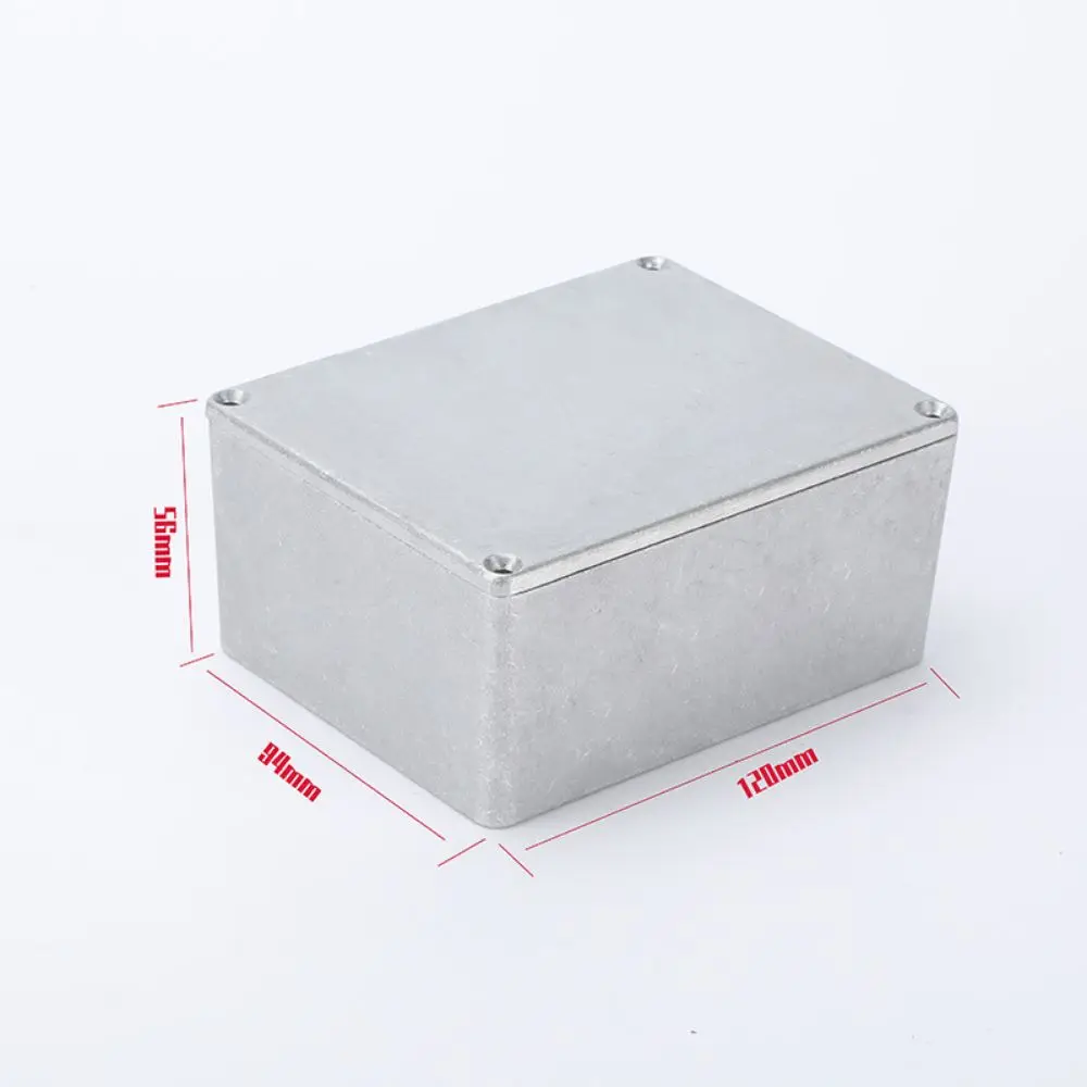 New Openable Aluminium Enclosure Shell Waterproof Silver Electronic Diecast Stompbox DIY Musical Instrument Accessories