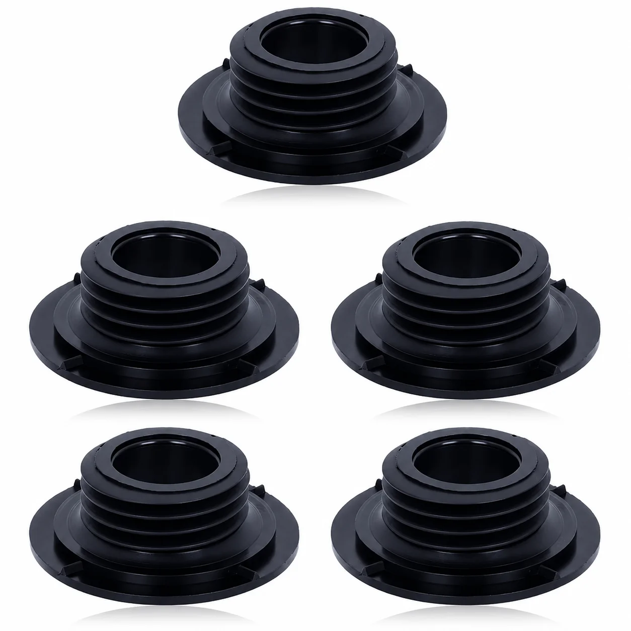 5 Pack Oil Pump Worm Gear Oiler Pinion for Husqvarna 455 Rancher II 460 Rancher 461 Chainsaw Replacement 537252601 598718301