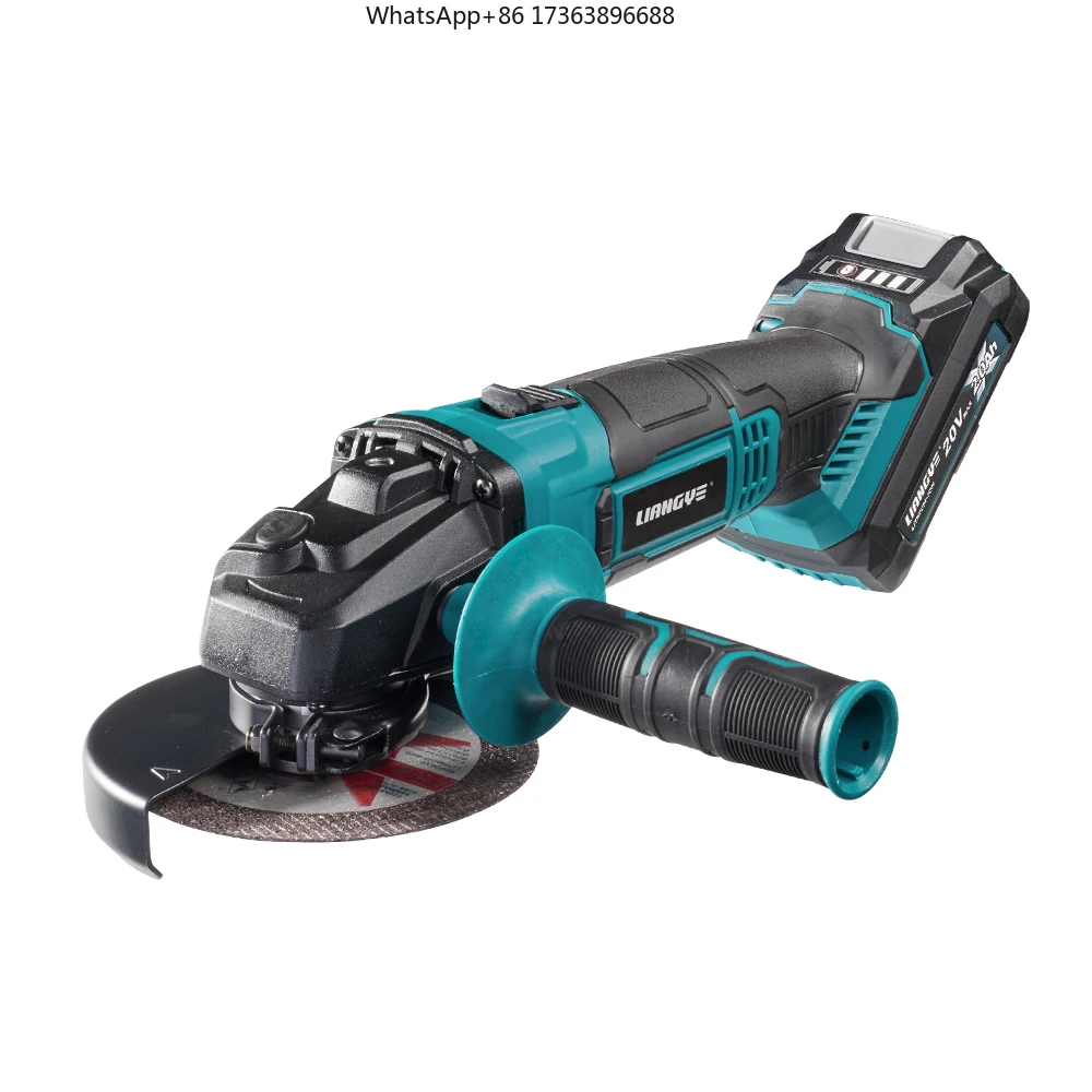 OEM Service DIY Lithium Power Tools 125MM High Speed Rechargeable Cordless Angle Grinder Slide LCG777-1 2.0Ah Battery