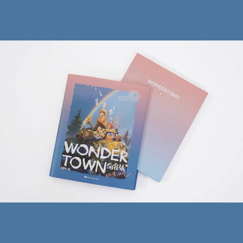 

Wonder Town 2: Four Seasons of Breeze Written By Donglong Dong A Warm and Healing Illustration Collection