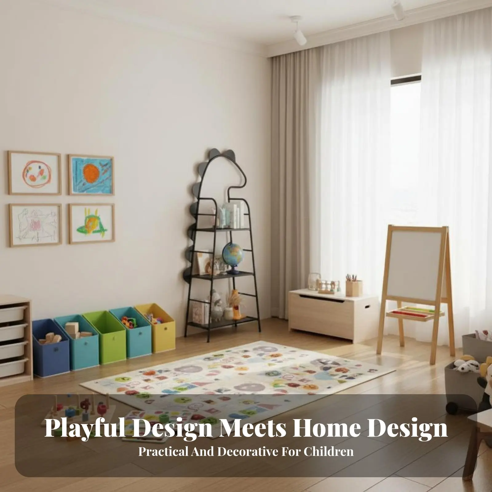 slim-multi-tier-shelving-unit-floor-standing-book-organizer-space-saving-easy-assembly-for-children-toddlers-bedroom