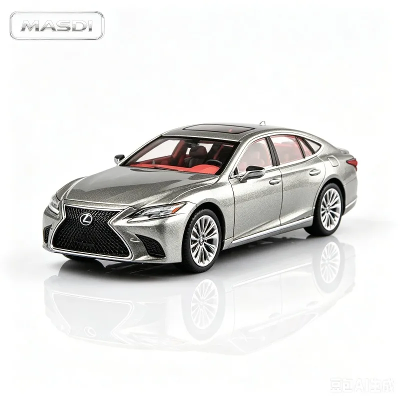 MASDI 1:64 LC500H alloy car model, static simulation ornament, small scale boutique, male creative gift, adult collectible.