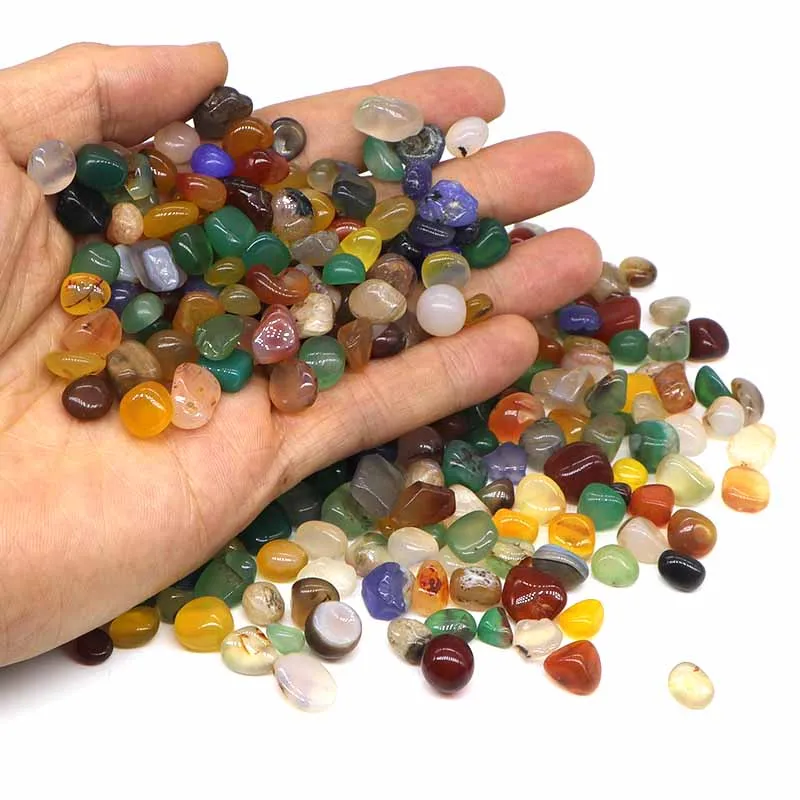 Natural Stones Gravel Crystals Chip Quartz Ore Minerals Reiki Healing Tumbled Agates Specimen Gemstones Home Aquarium Decoration