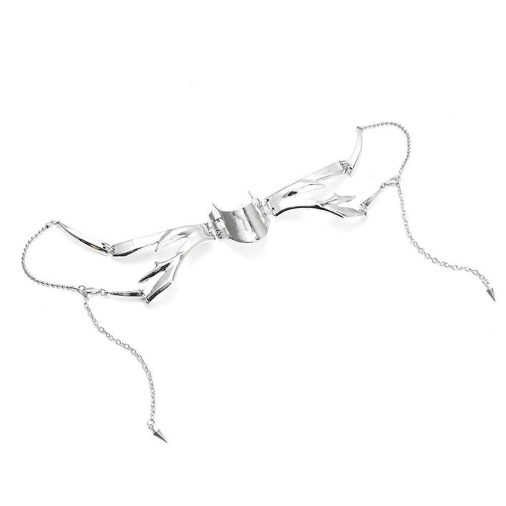 CyberPunk nieregularny fetysz maski gotycki Punk mechaniczny obcy płyn do twarzy kolczyk dla kobiet mężczyzn bal Party bizuteria