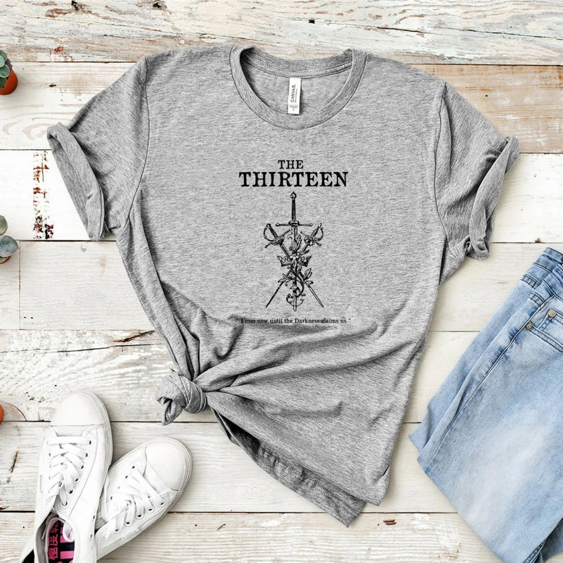 The Thirteen T Shirt Sarah J Maas Throne of Glass Shirt Bookish Merch Women Graphic T Shirts Short Sleeve Vintage Tshirt Tops