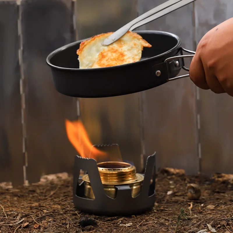 Mini brûleur portable pour réchaud à alcool, réchaud à essence à puissance de feu réglable, alliage d'aluminium, réchauds de camping pour pique-nique de randonnée