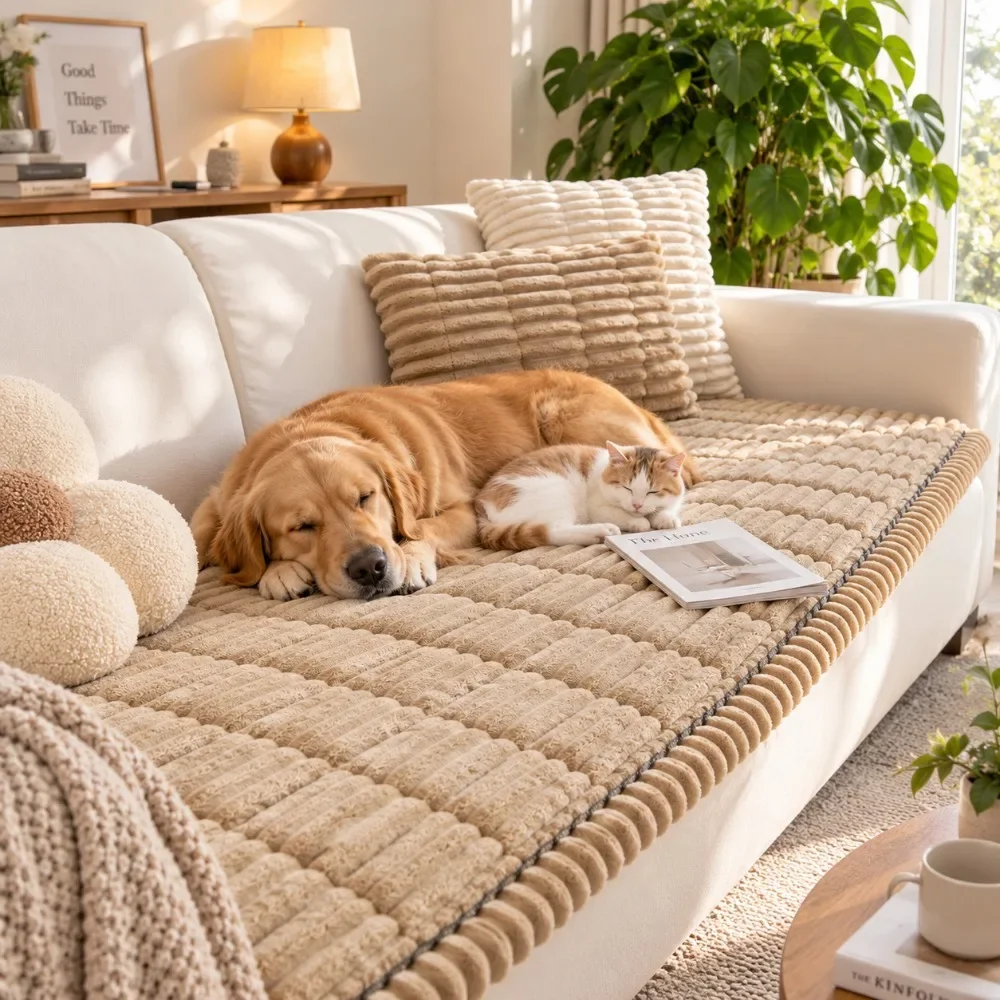 Pet Sofa Cover Waterproof Washable Non Slip Dog Couch Protector Pet Friendly Furniture Pad