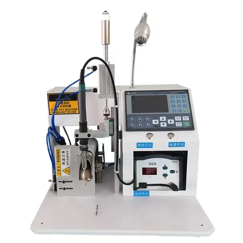 Semi-automatic Soldering Machine Foot-pedal Small Wiring USB Point Tin Data Cable Welding Circuit Board Welding Machine
