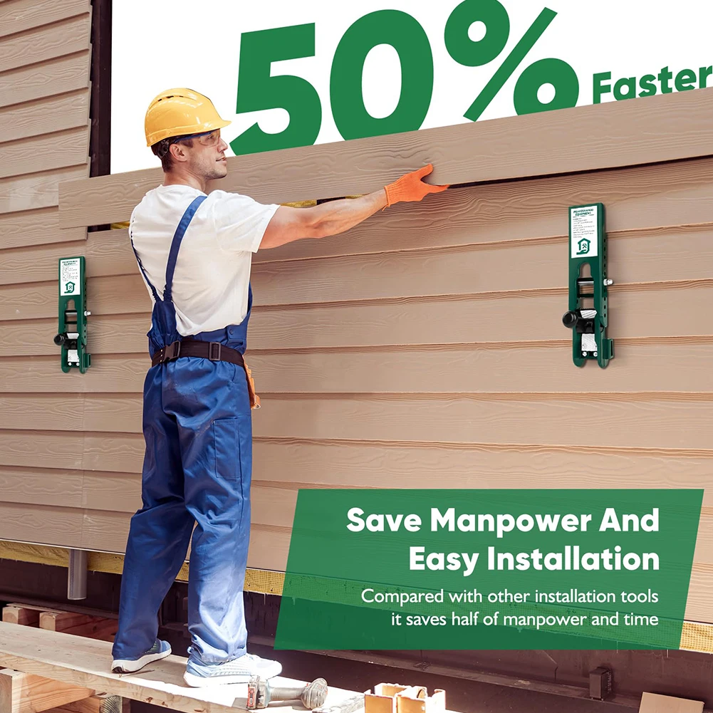 

Siding Installation Tools Siding Installation Kit with Adjustable Reveals Polycarbonate Body Carbon Steel for Home Exterior