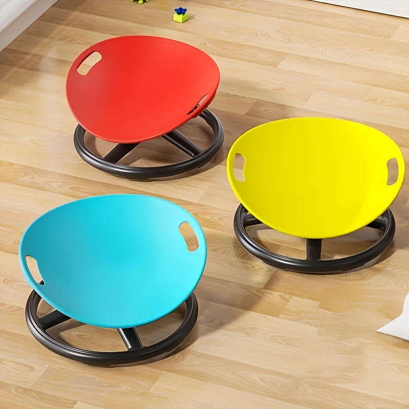 Ergonomic Swivel Sensory Chair - Eggshell Design, Anti-Slip Base & Durable Plastic. Manual Use, No Electricity Needed.