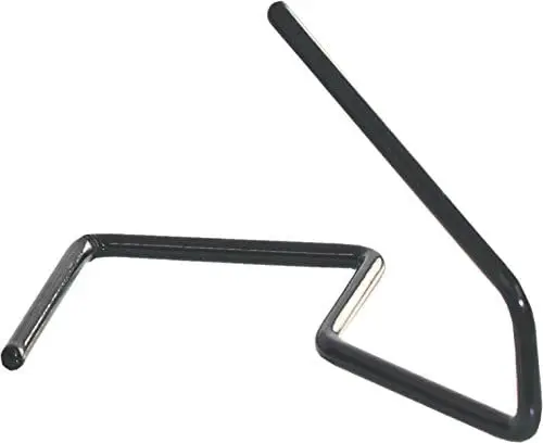 Free Standing Pistol Display (2 Pack), Black - Adjustable Angle for Shelf, Fits All Calibers