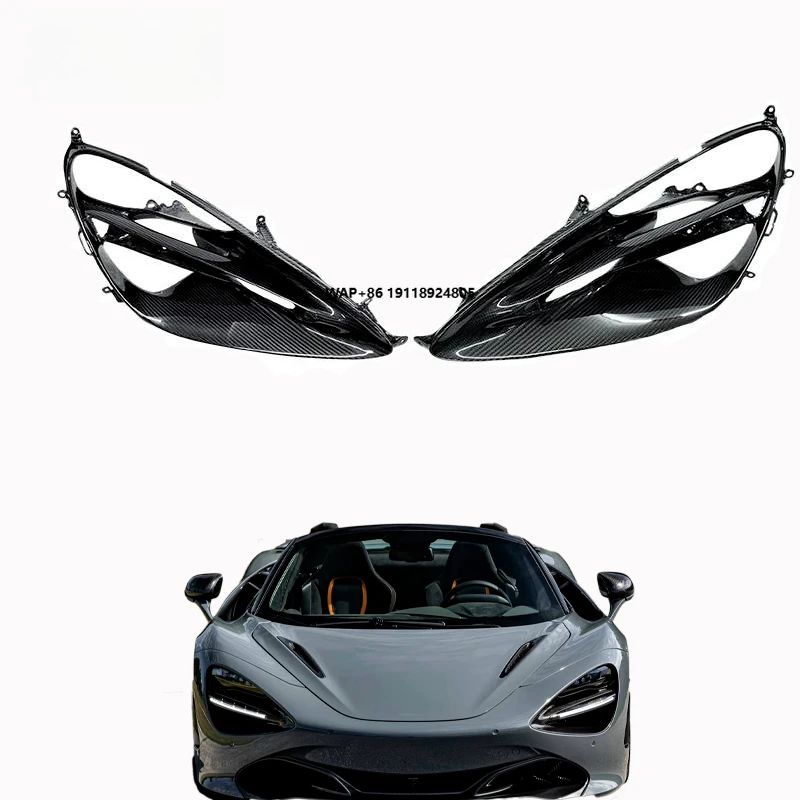 

High Quality Dry Carbon Fiber Headlight Covers for 720S Headlights