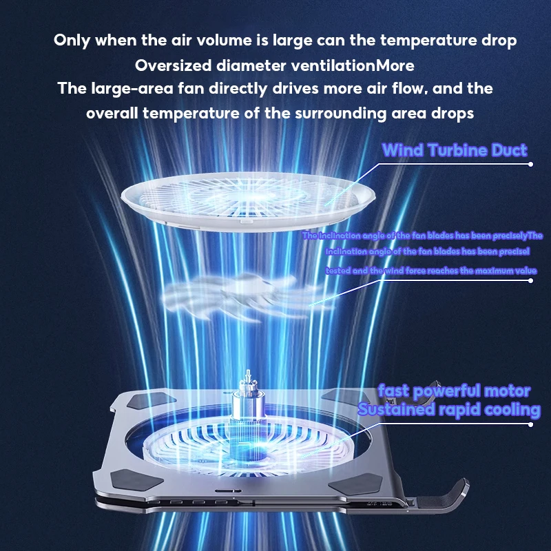 MoZhao Laptop Radiator Cooling Rack Prateleira De Liga De Alumínio Ajustável Tablet Stand Suporte Do Computador Aumento Do Livro De Jogos De