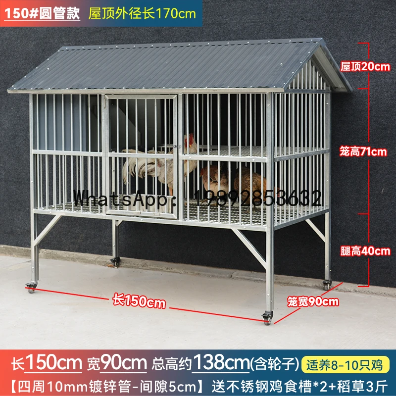 Large Outdoor Chicken Coop for Home Use, Rainproof, Suitable for Rural Outdoor Chicken Breeding