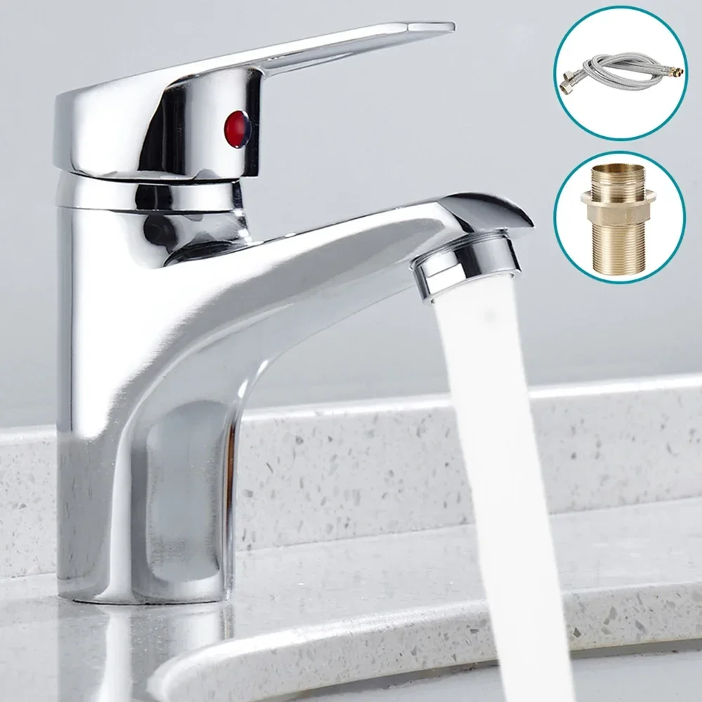 Basin Faucet Kitchen Sink Bathroom Faucet Tap Mixer Hot and Cold Water Hose Bathroom Accessory Classic Basin Faucets  mixer