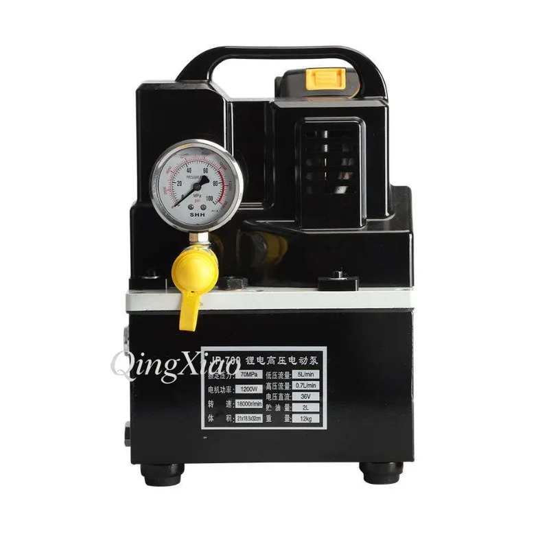 Mini Portable Lightweight Hydraulic Power Station Solenoid Valve Oil Pump Supporting Hydraulic Tools For Construction Processing