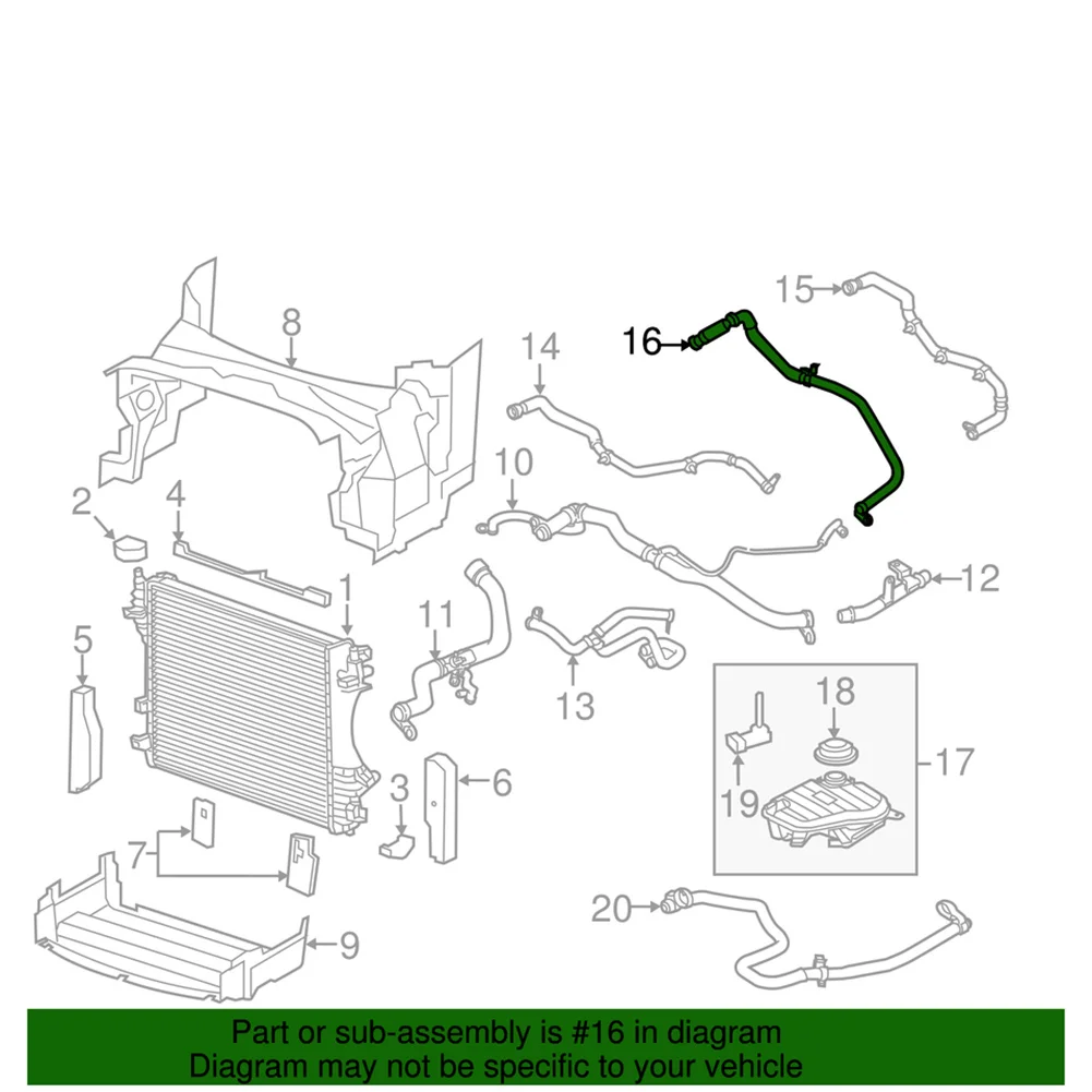 Auto Heizung Rücklauf Schlauch Kühler Öl Kühler Rohr C2D31067 Für Jaguar XF 2009-2015 XJ 2010-2019 2,0 T