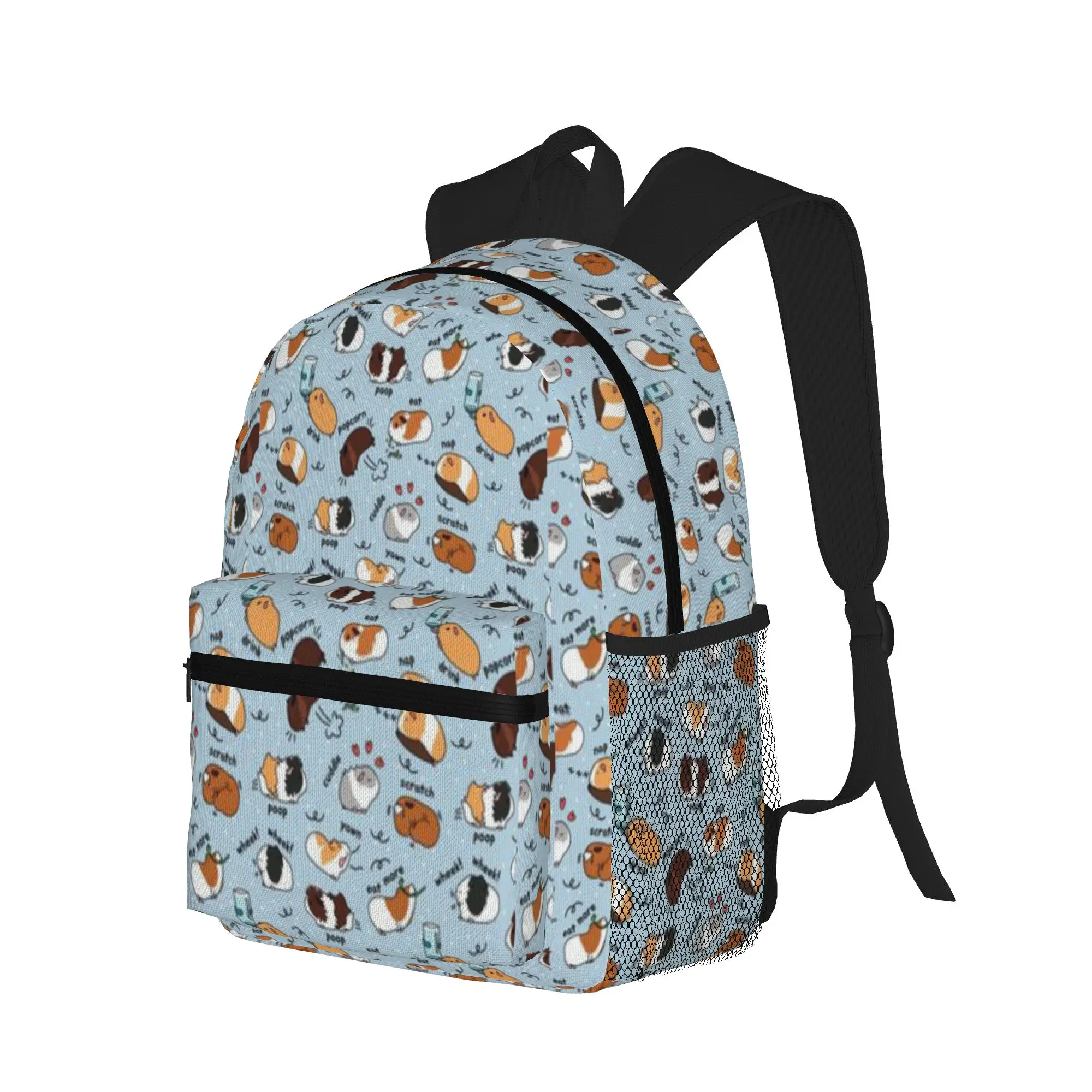Guinea Pig Daily To-Do List - Blue Background  Casual Backpack for Students and Adults Backpacks for women