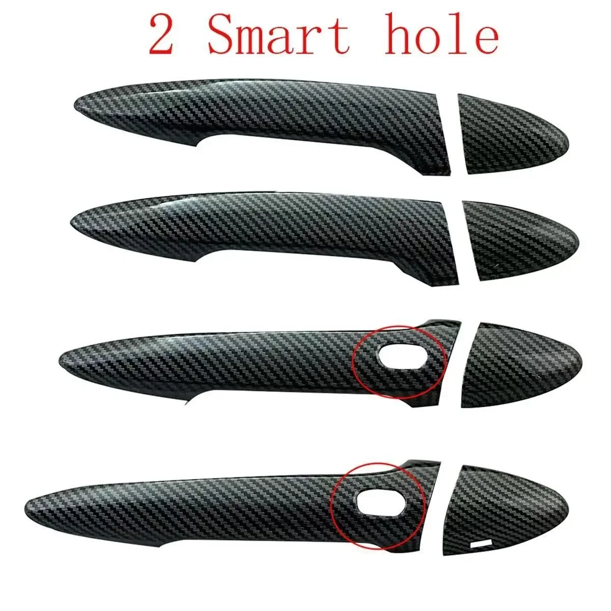 For Lexus LS LS460 LS600h 08-17 Carbon Car Accessories Door Handle Cover Trim
