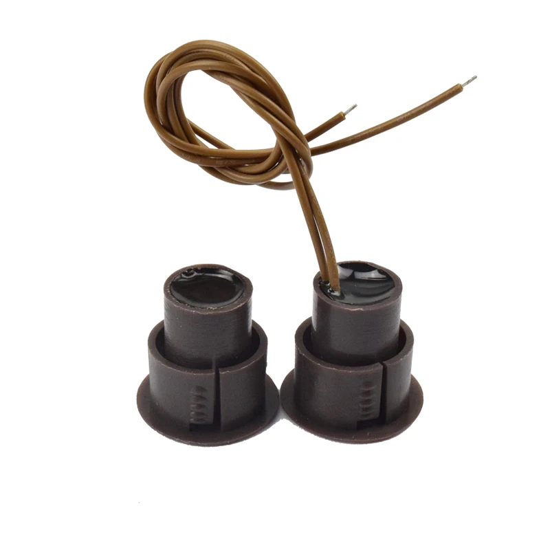 Wired Door Magnetic Switch Alarm Door and Window Sensor Embedded Magnetic Contact Safety Reed Switch Household Safety Alarm