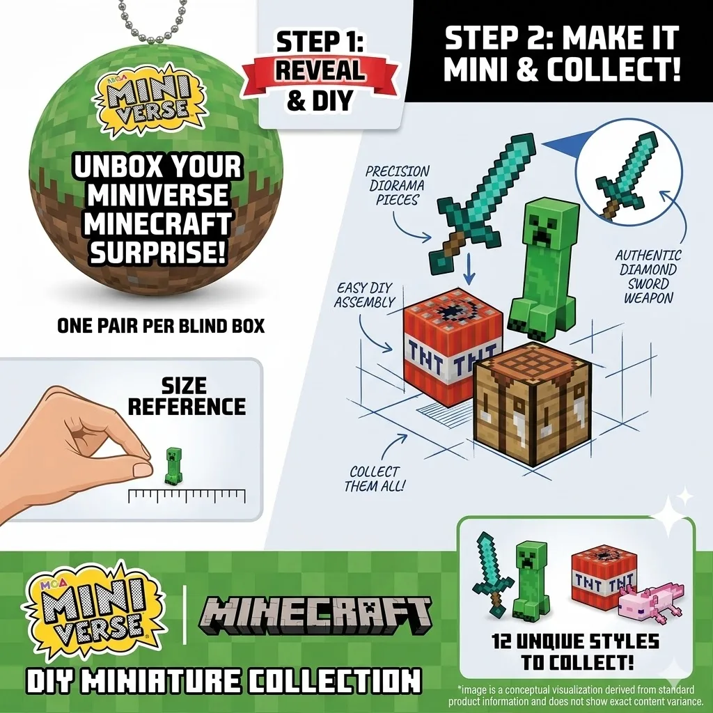 Original MGA Miniverse Minecra - Resin Craft Minecraft avaliação e preço