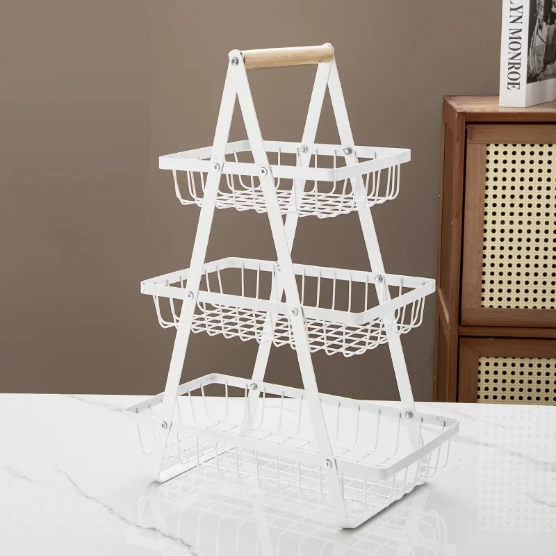 

Kitchen Cabinet Countertop Fruit Storage Basket