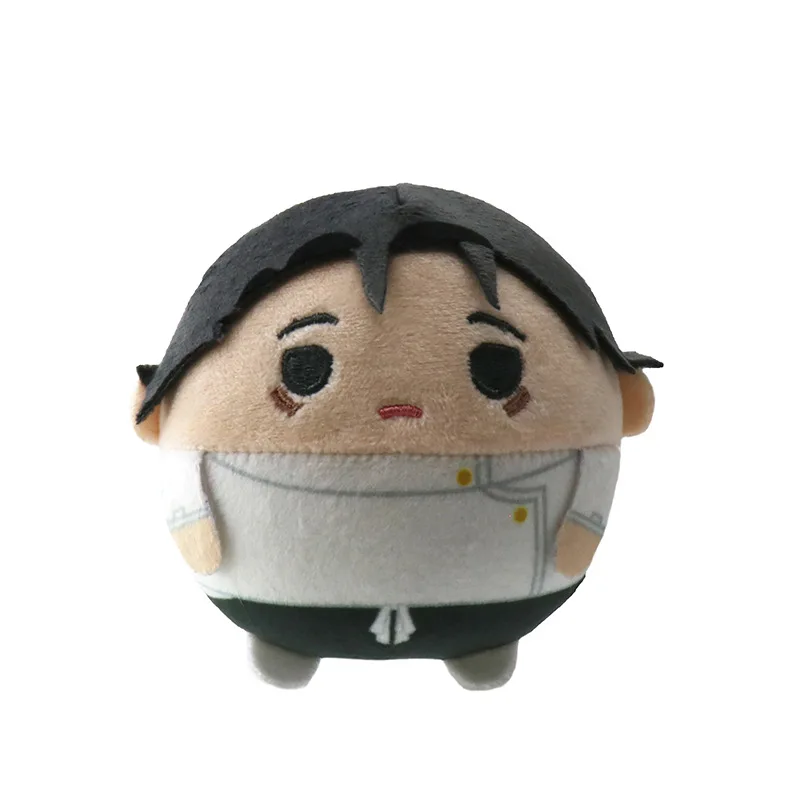 New 10cm Jujutsu Kaisen Round Plush Keychain Yuji Megumi Choso Yuta Anime Fluffy Stuffed Doll Bag Pendant Fans Gift - view 2