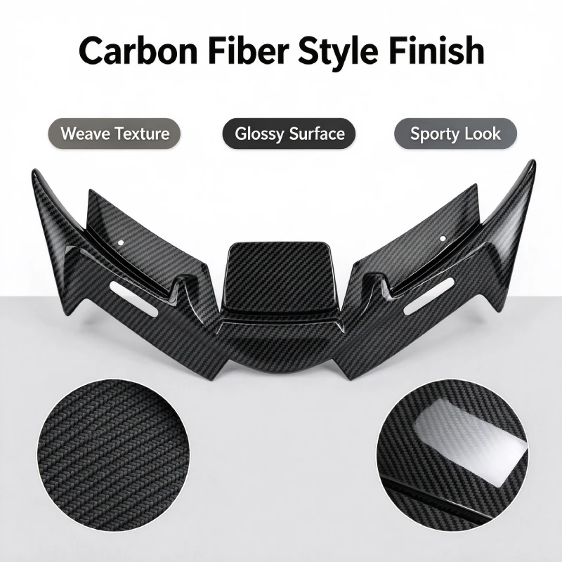 For Yamaha YZF R15 V4 R15M 2021-2022 Motorcycle Front Fairing Winglets Aerodynamic Spoiler Wing Deflector Decoration Guard Cover