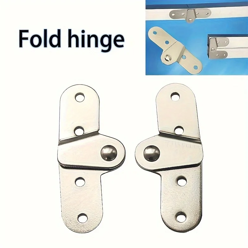 Picture 5: 2PCS Ladder Folding Hinges Rotatable Support Bracket Metal Hinge Invisible Heavy Duty Table Fixed Hinge Furniture Hardware