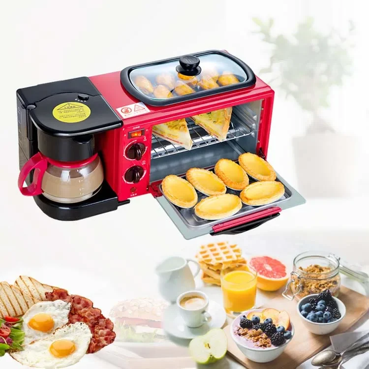 3 in 1 home toaster breakfast machine multipurpose breakfast machine