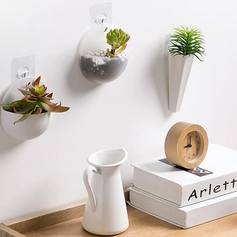 

Самополивающийся подвесной цветочный горшок для растений, настенный кашпо, декор для сада