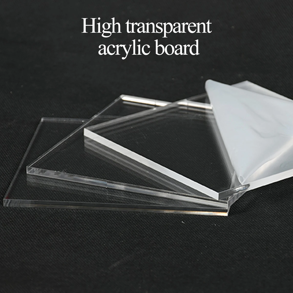 

4pc Acrylic Cutting Board Plastic DIY Keychain Hanging Template Pattern Cartoon Designs Keyring Pendant Laser Cut Transparent