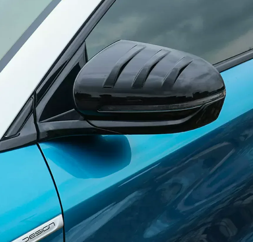 

For BYD Atto 3 yuan Plus 2022 Exterior Accessories 2pcs Sports Side Rearview Mirror Cap Wing Mirror Cover