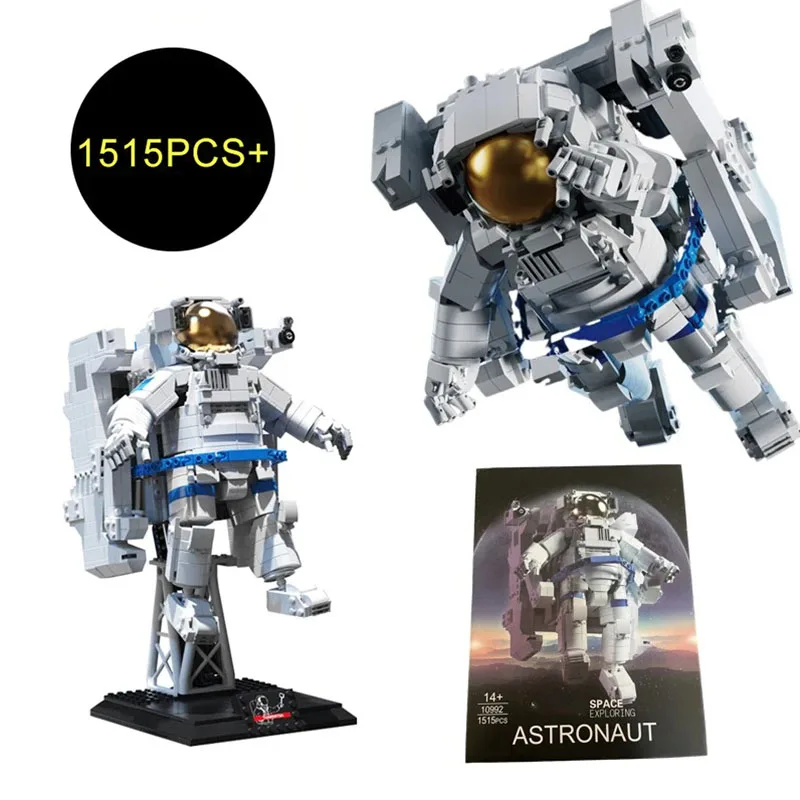 1515PCS Creative Space Astronaut Model Building Blocks Space Exploration Decor 31152 Toys MOC Assemble Bricks For Boys Girl Gift